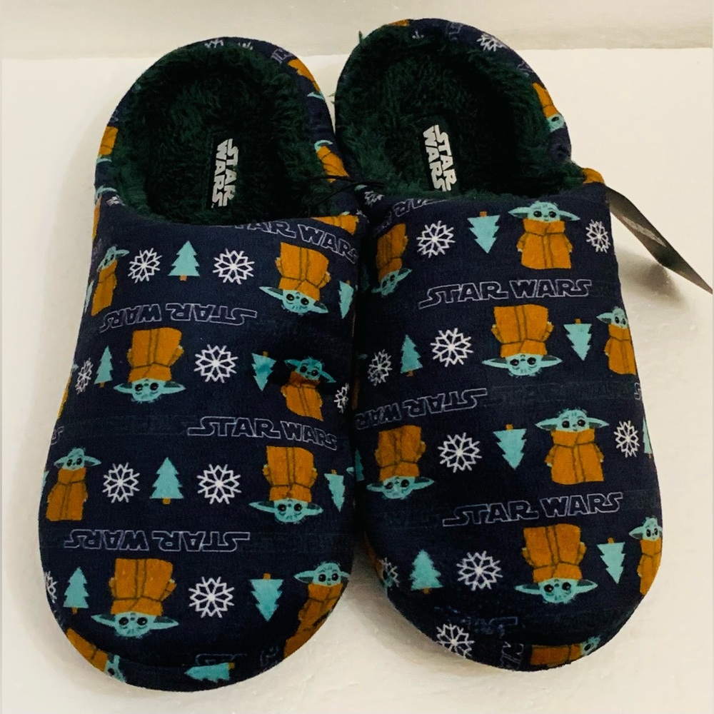 Mens 13/14 Star Wars Yoda Disney Slippers Bio world